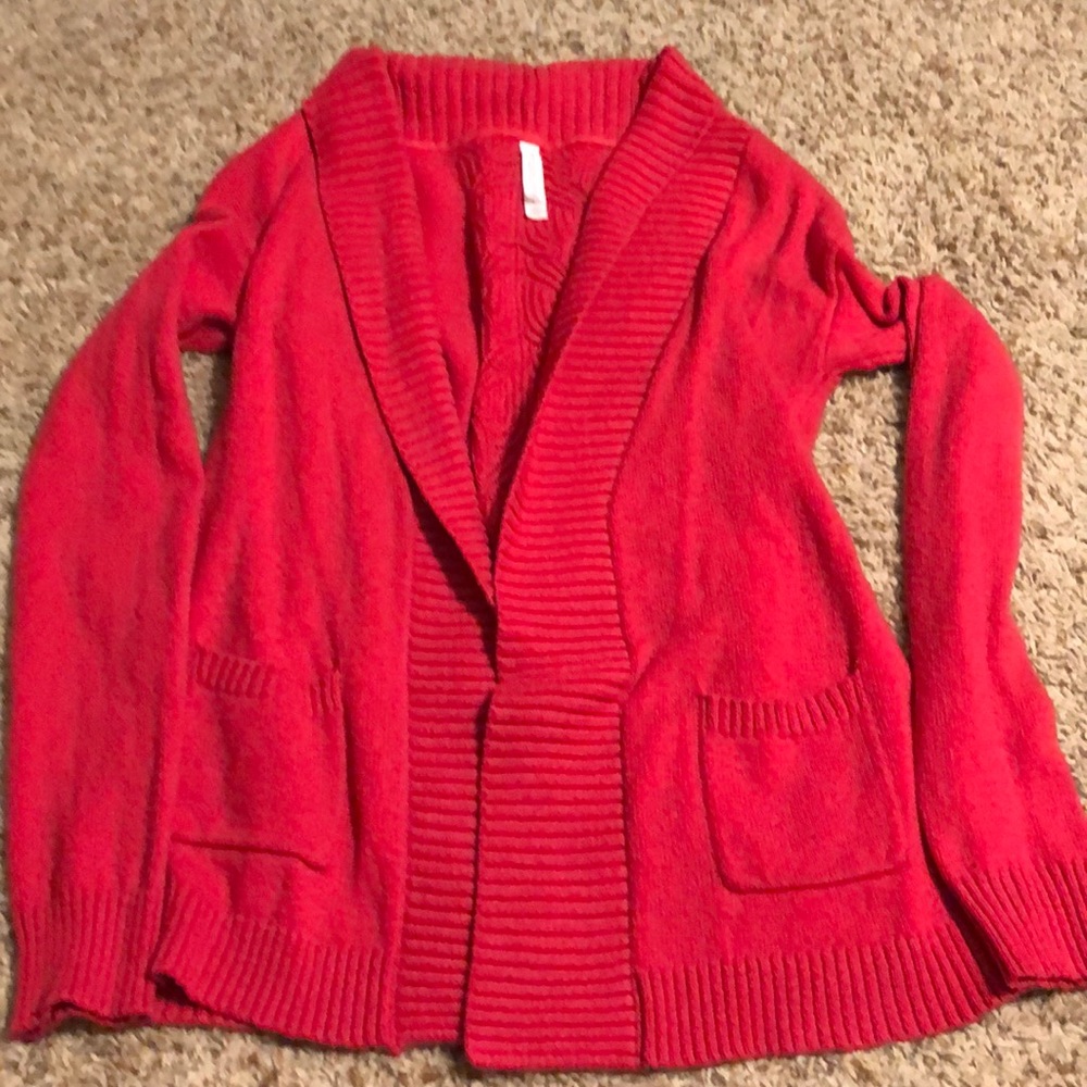 Aeropostale Red Cardigan
